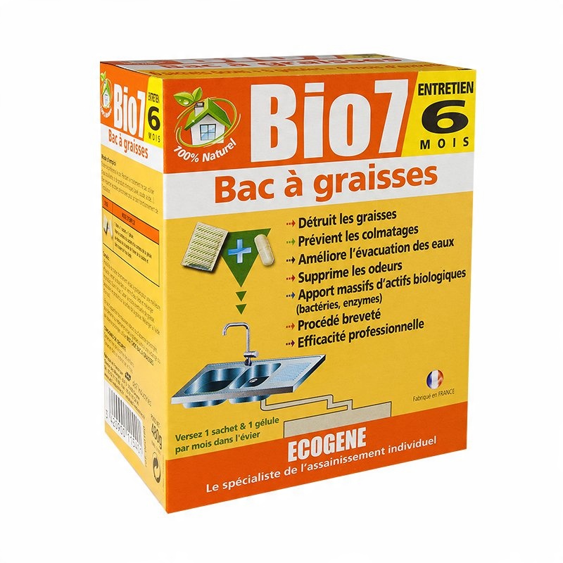 

Bio7 Tłuszcze 480g Graisses enzymy Bio 7