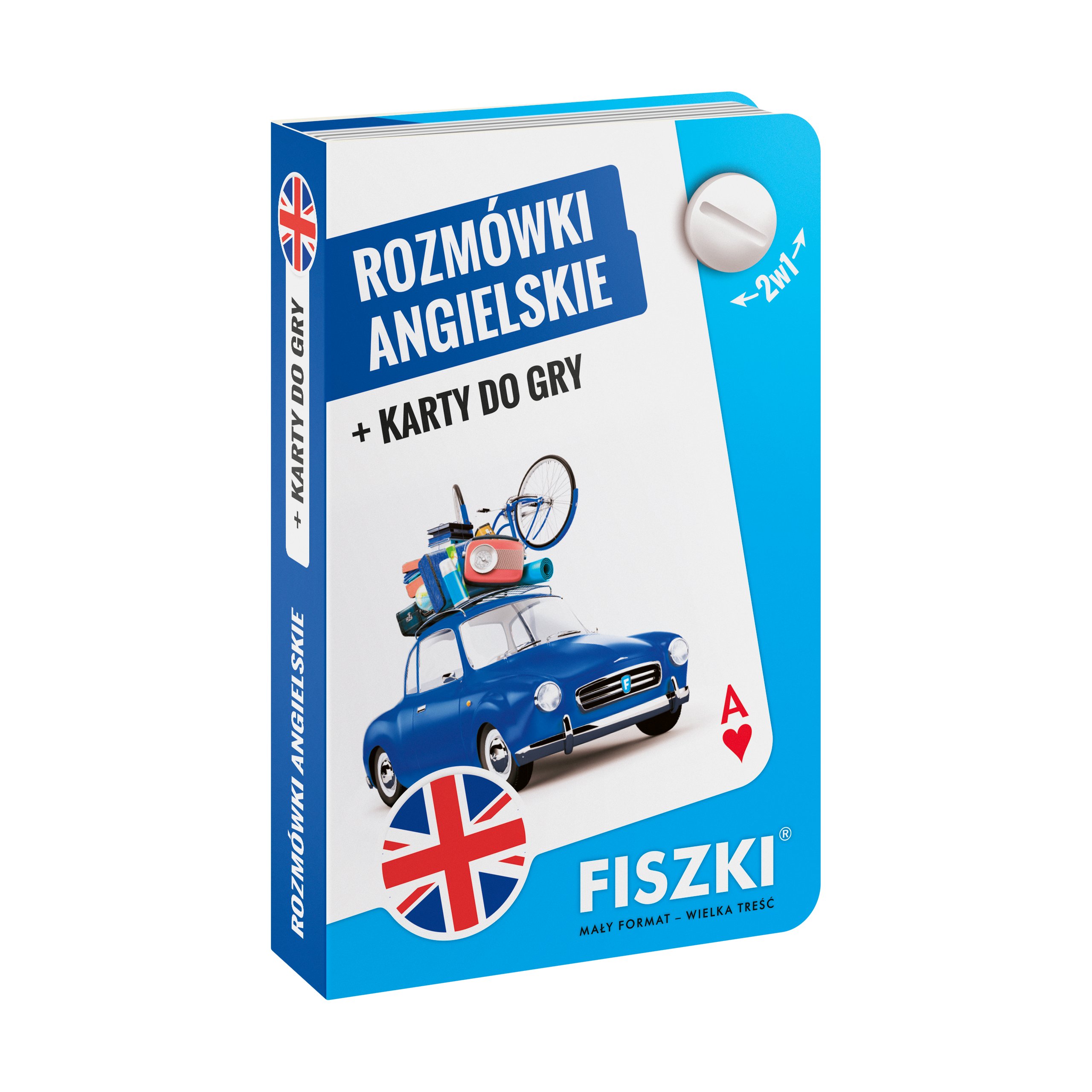 

Rozmówki angielskie i karty do gry 2w1 (A1-A2)