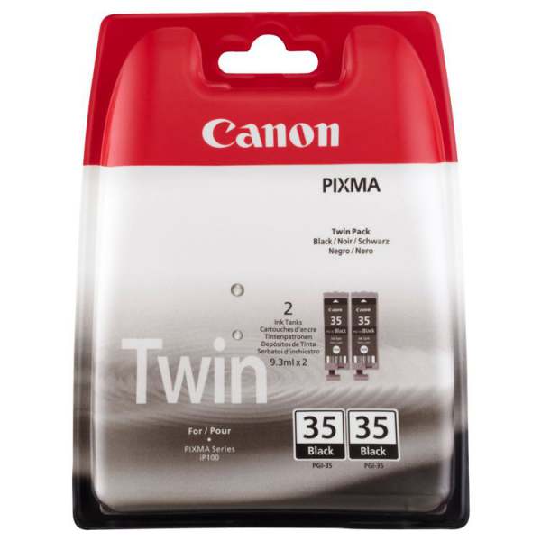 

2x tusz org. Canon PGI-35 Black Pixma iP100 iP110