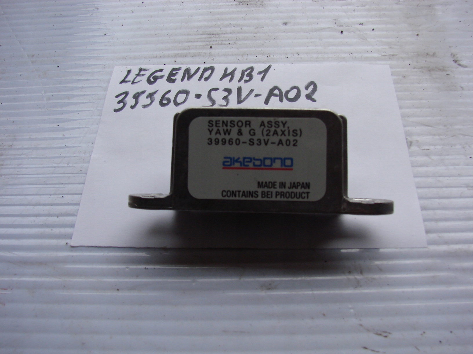 HONDA LEGEND KB1 CZUJNIK SENSOR ESP 39960 S3V A02