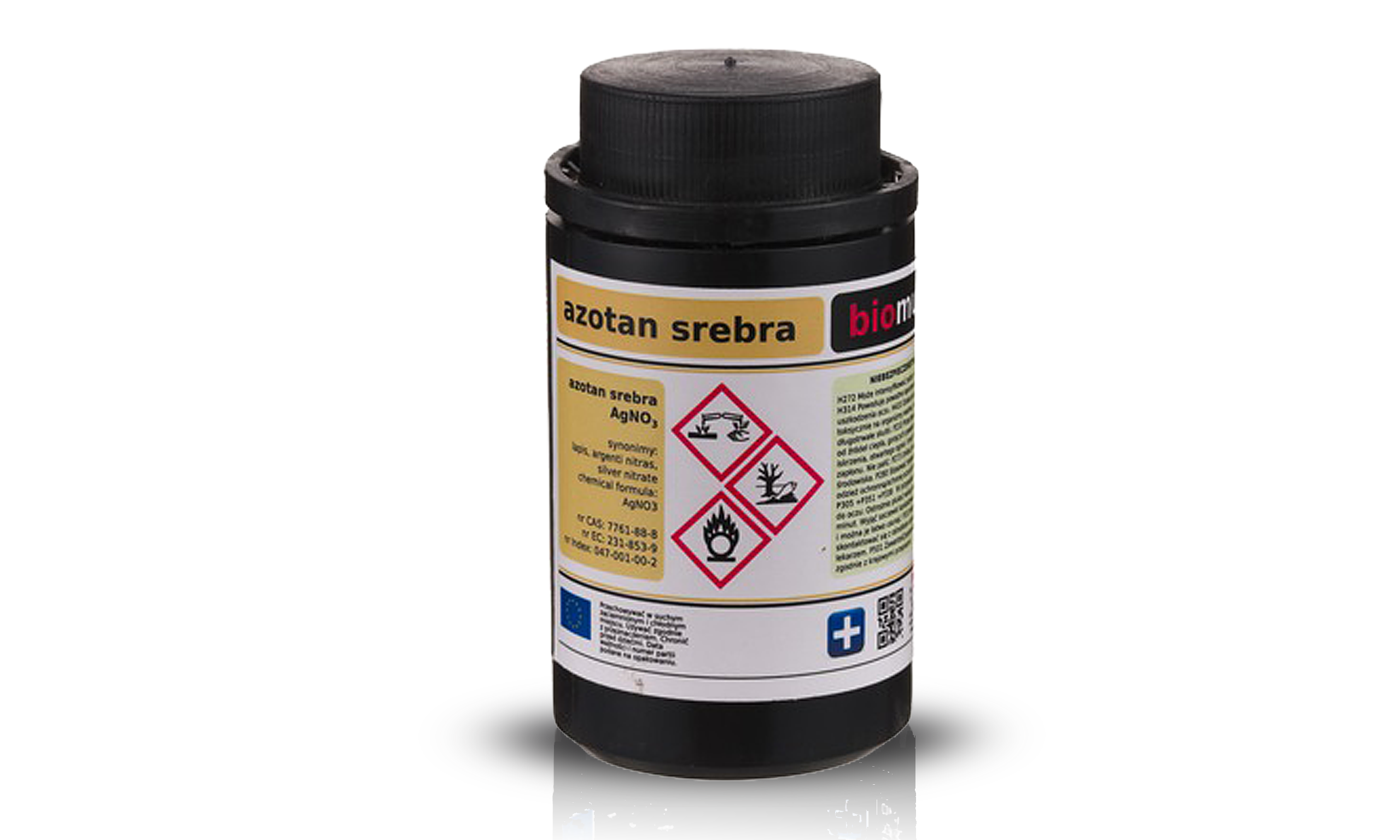 

Biomus Azotan srebra. Lapis 5g Czysty (czda)