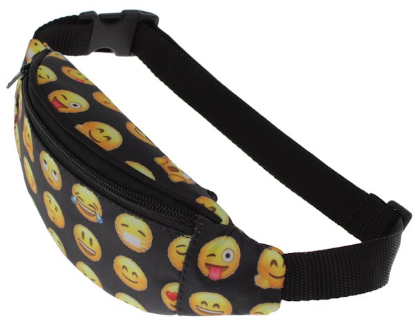 Saszetka nerka Emoji dla dziecka Emotki Full Print Materiał dominujący inny