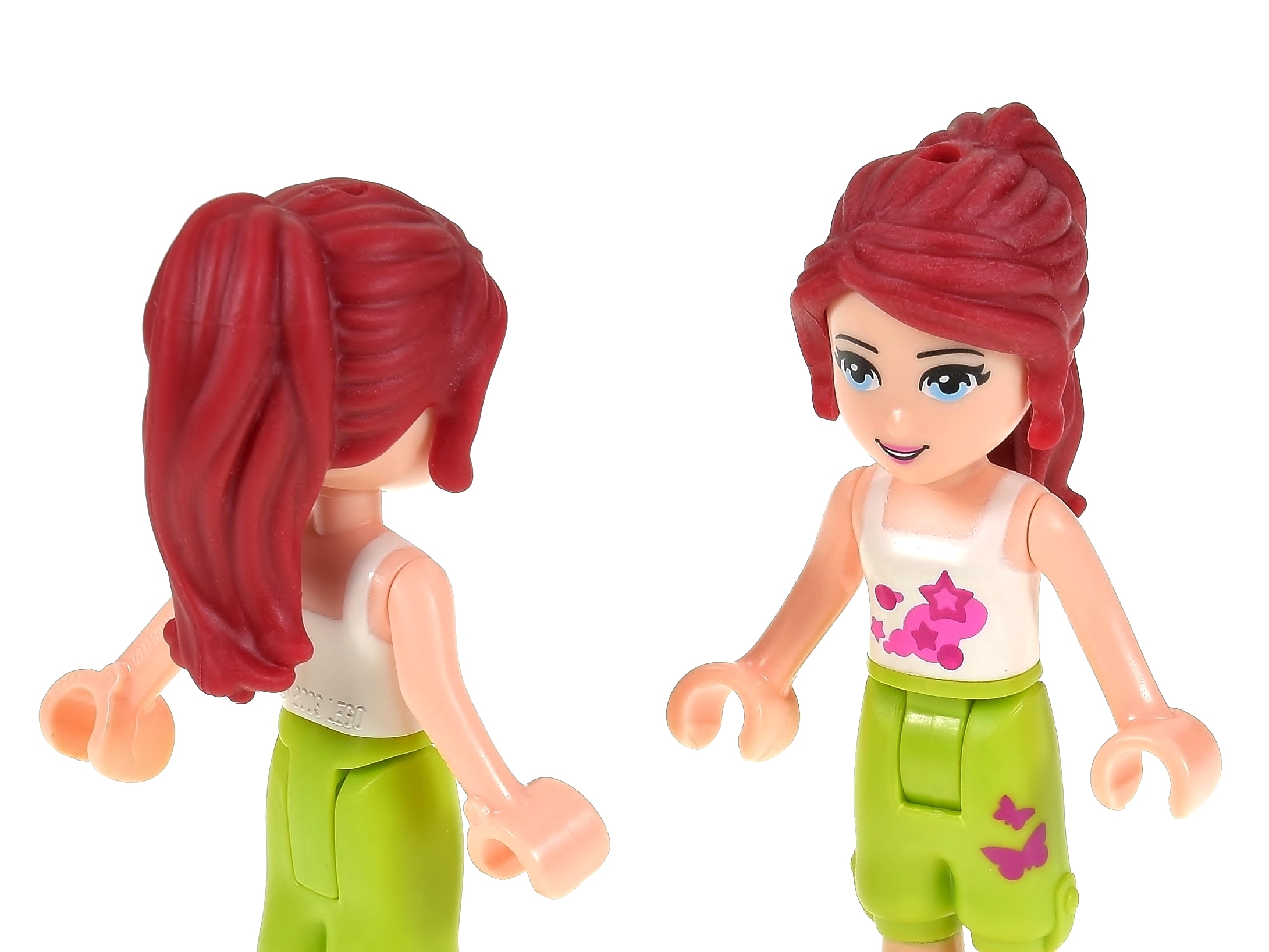 

Lego Włosy damskie długie 92257 czerwone ciemne