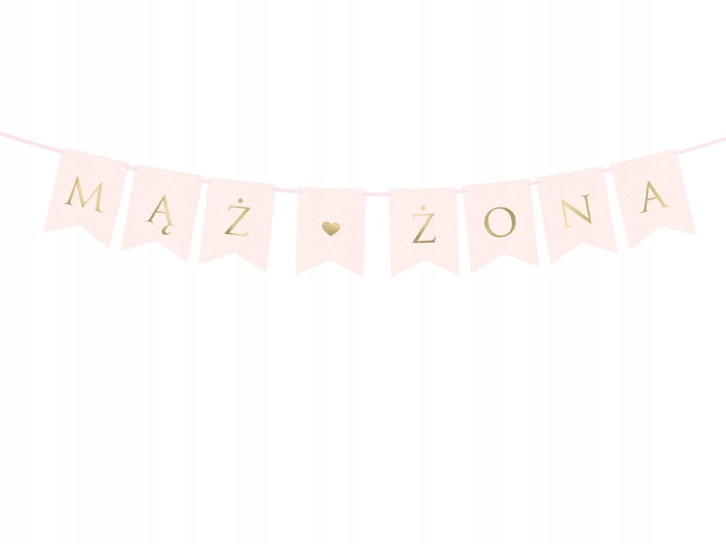 

Baner weselny Mąż & Żona dekoracje ślubne ślub