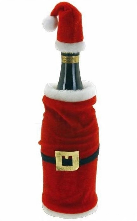 

ubranko czapka Mikołaja. Strój na wódkę, wino