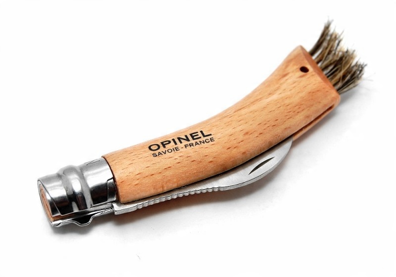 NÓŻ OPINEL NA GRZYBY MUSHROOM z MIOTEŁKĄ No.8 - 001250 - 6966650363 