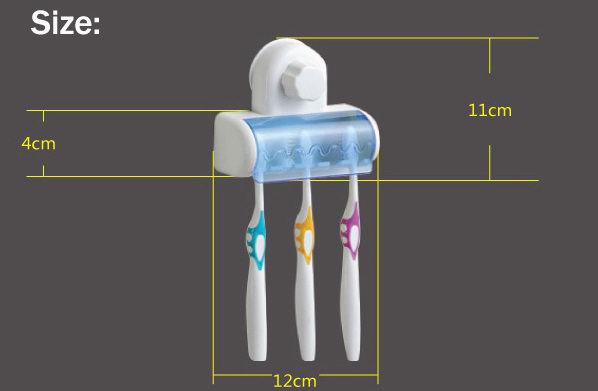 WIESZAK NA SZCZOTECZKI SZCZOTECZKĘ POJEMNIK SUPER! EAN (GTIN) 5903794407916