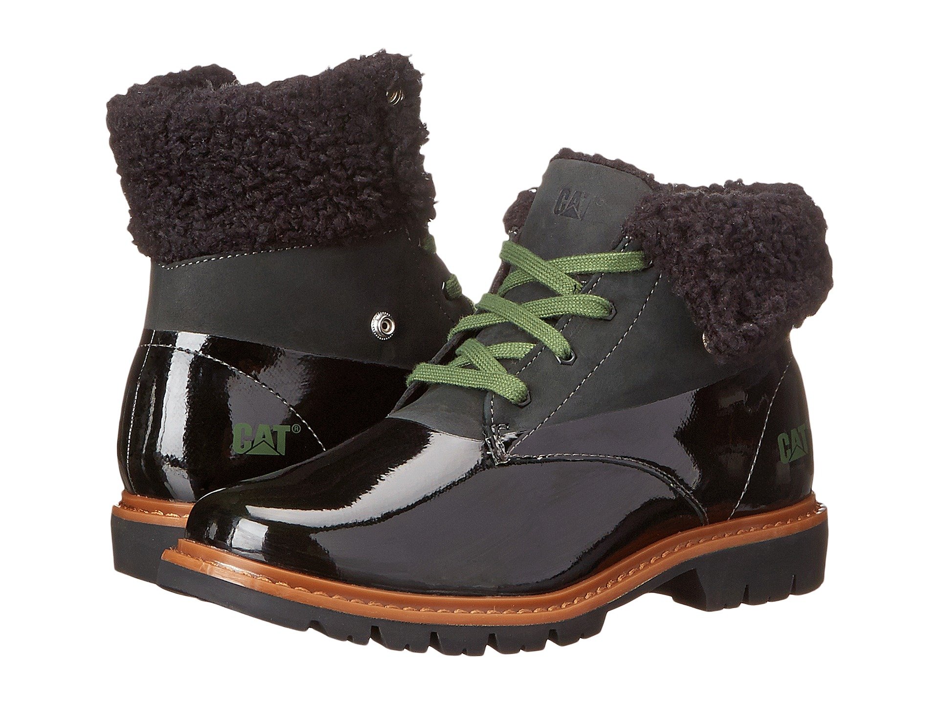 Boty Caterpillar Hub Faux Fur zimní zateplené 36