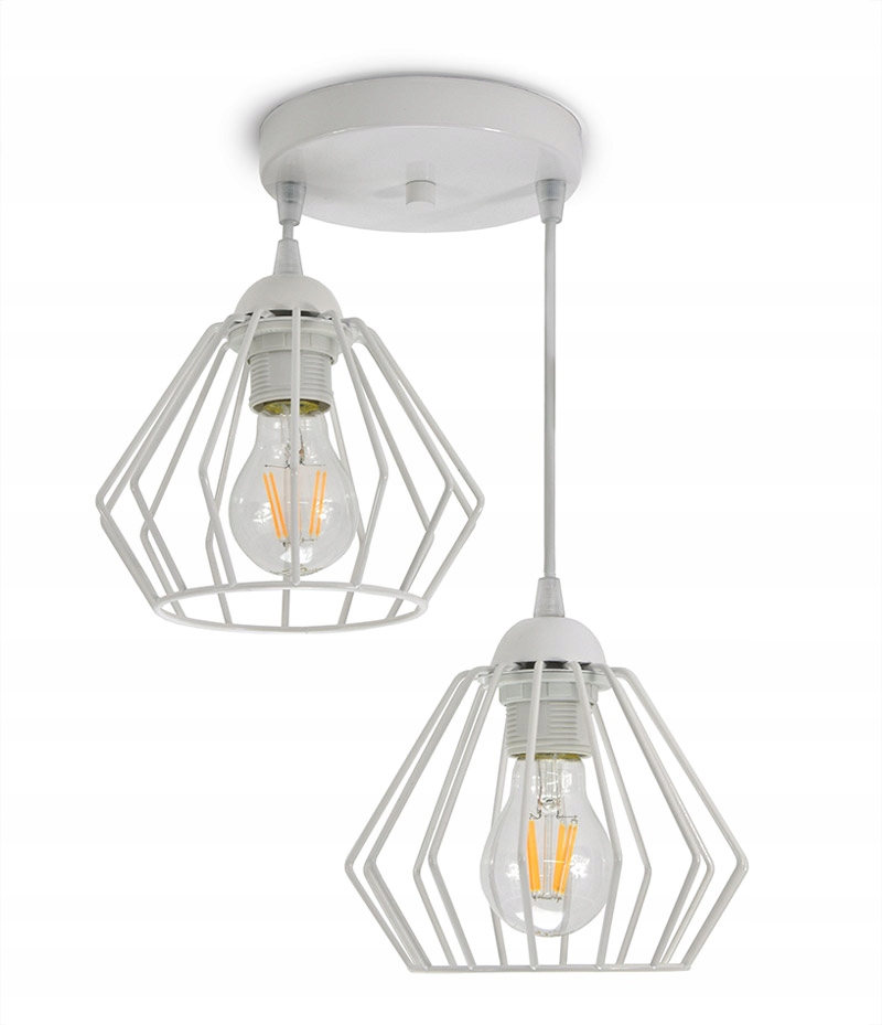 LAMPA WISZĄCA SUFITOWA ŻYRANDOL BRYLANT LED 724-E2 Materiał dominujący metal