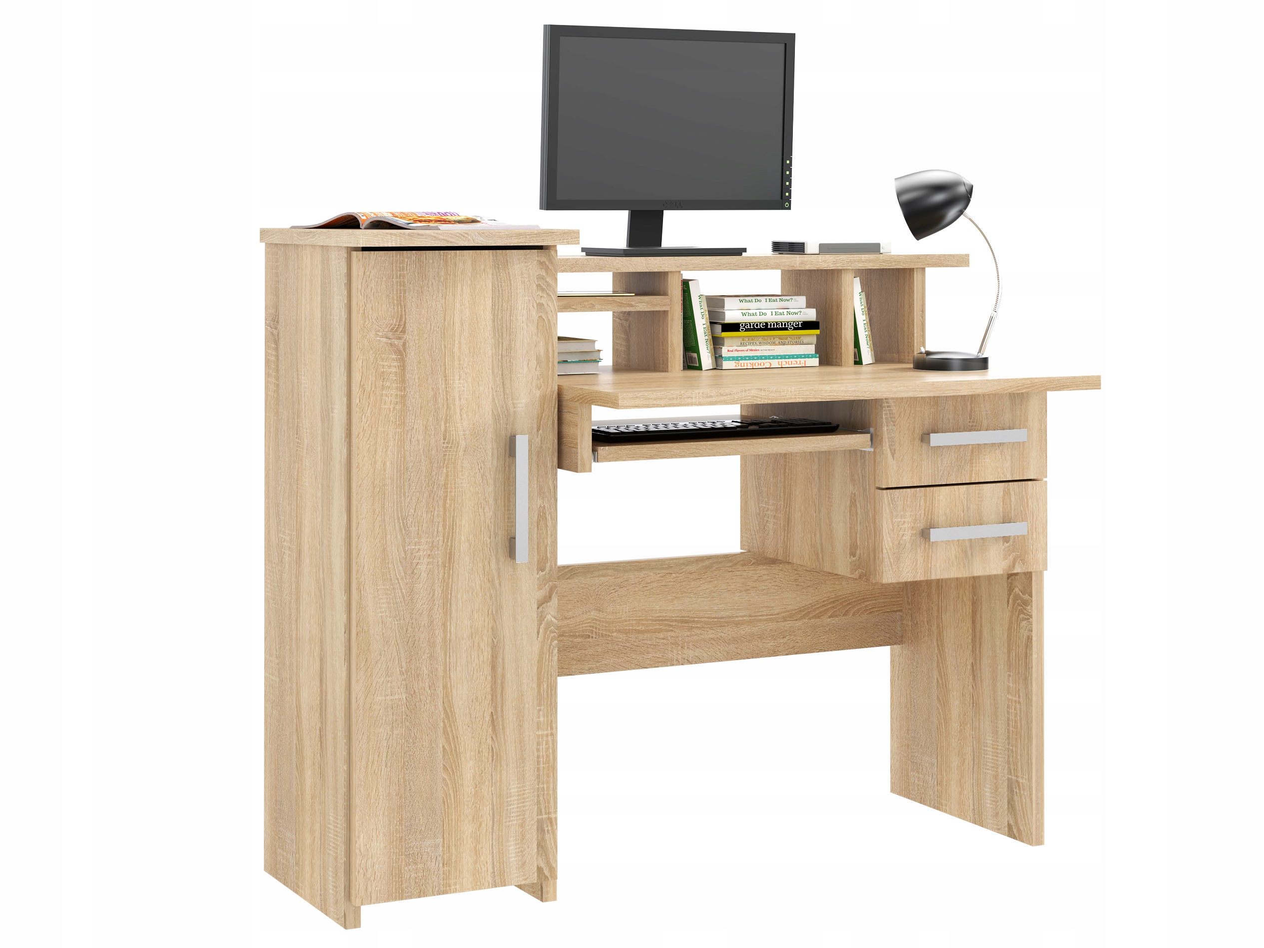 BIURKO KOMPUTEROWE ROBSON SONOMA SZKOLNE BIUROWE Wysokość mebla 100 cm