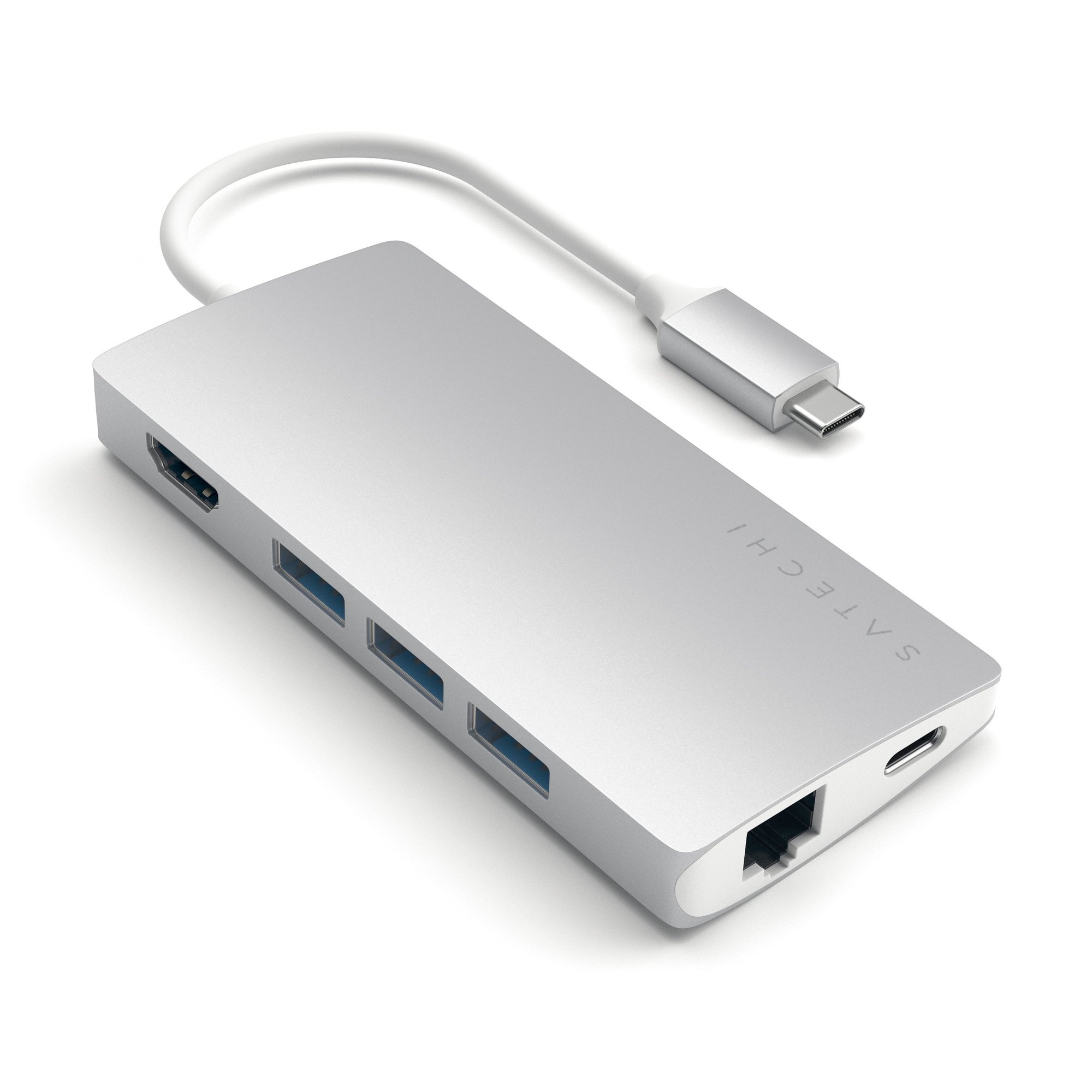Satechi hliníkový multiportový adaptér V2 – adaptér pro mobilní zařízení Usb-c