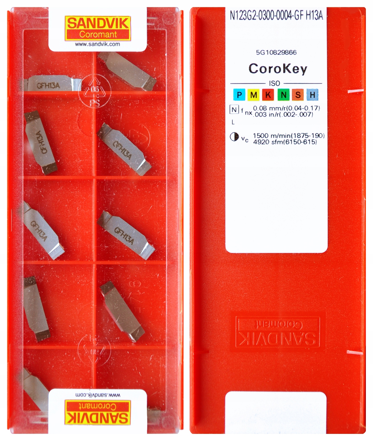 PŁYTKI N123G2-0300-0004-GF H13A SANDVIK