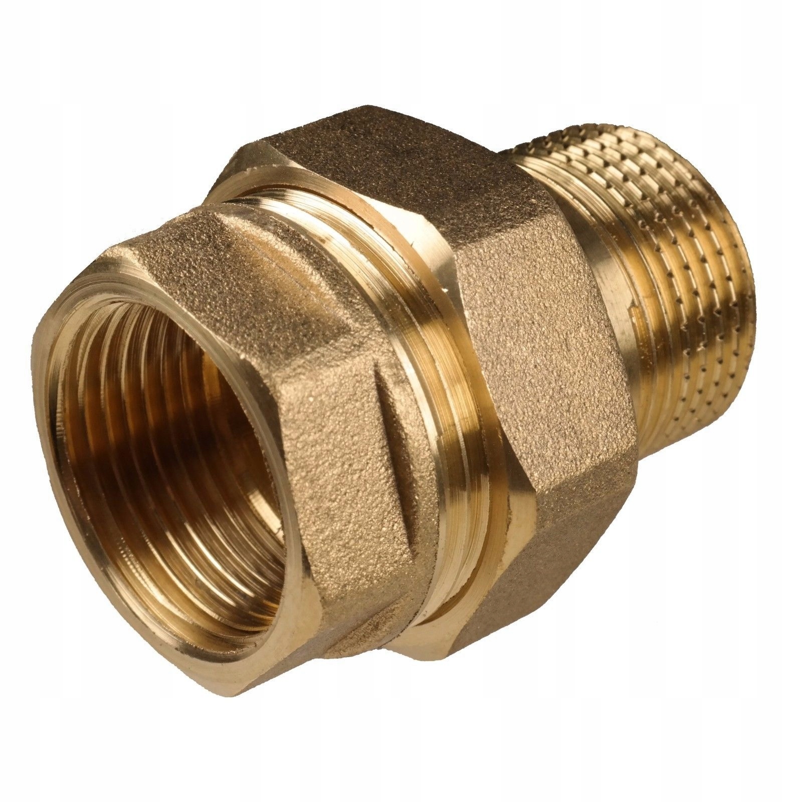 ŚRUBUNEK MOSIĘŻNY PROSTY 1" z oringiem MOCNY DN25