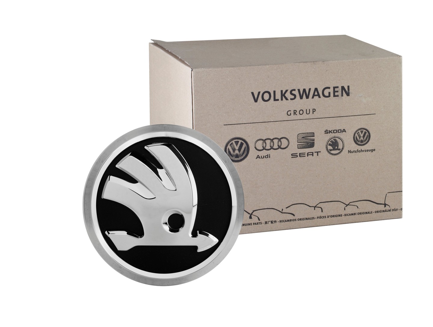 

Znaczek Znak Skoda Oryginał Octavia II Przód 90mm