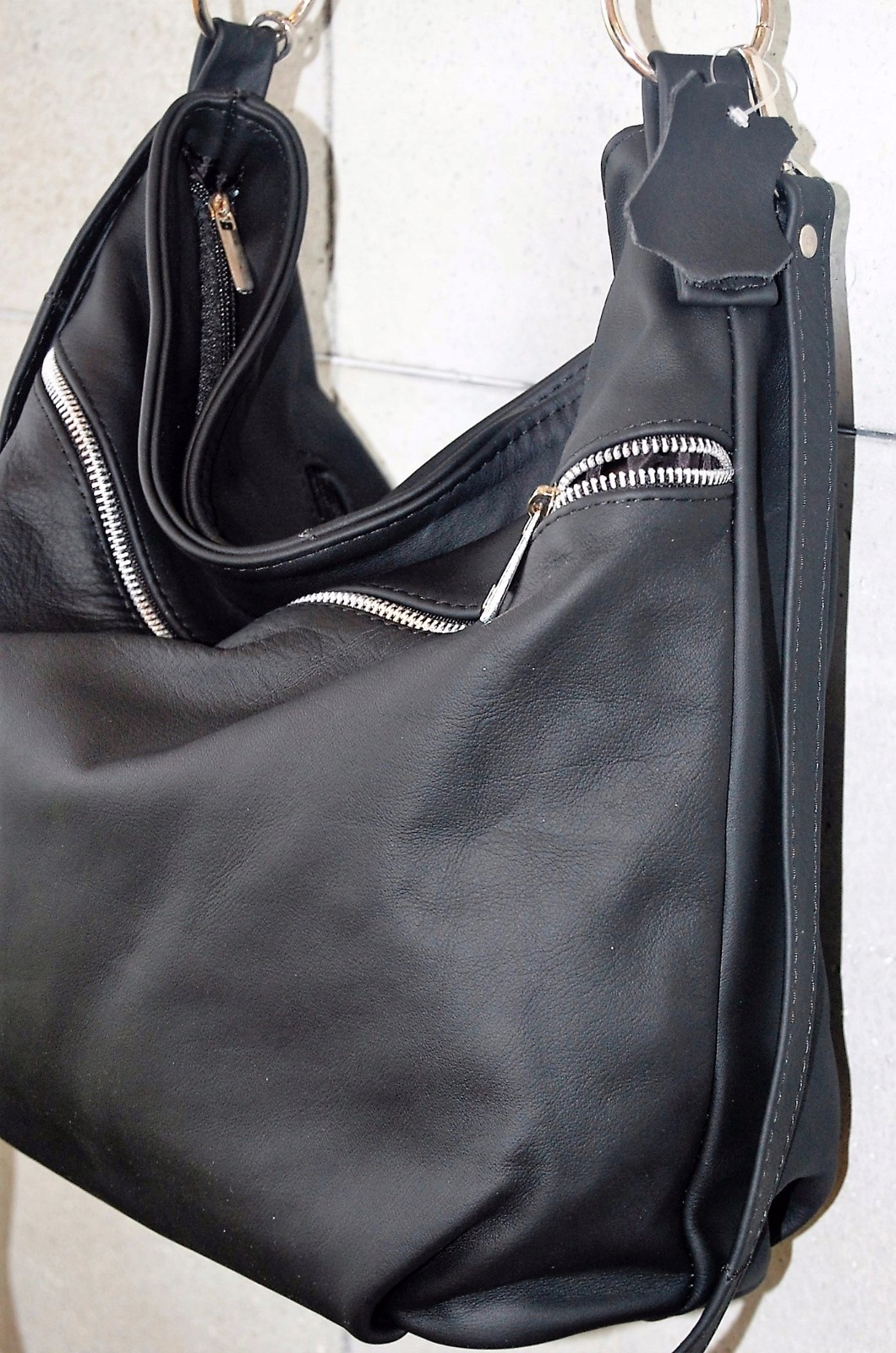 TOREBKA SKÓRZANA - SKÓRA NATURALNA 100% - HOBO - torebka na ramię Płeć kobieta