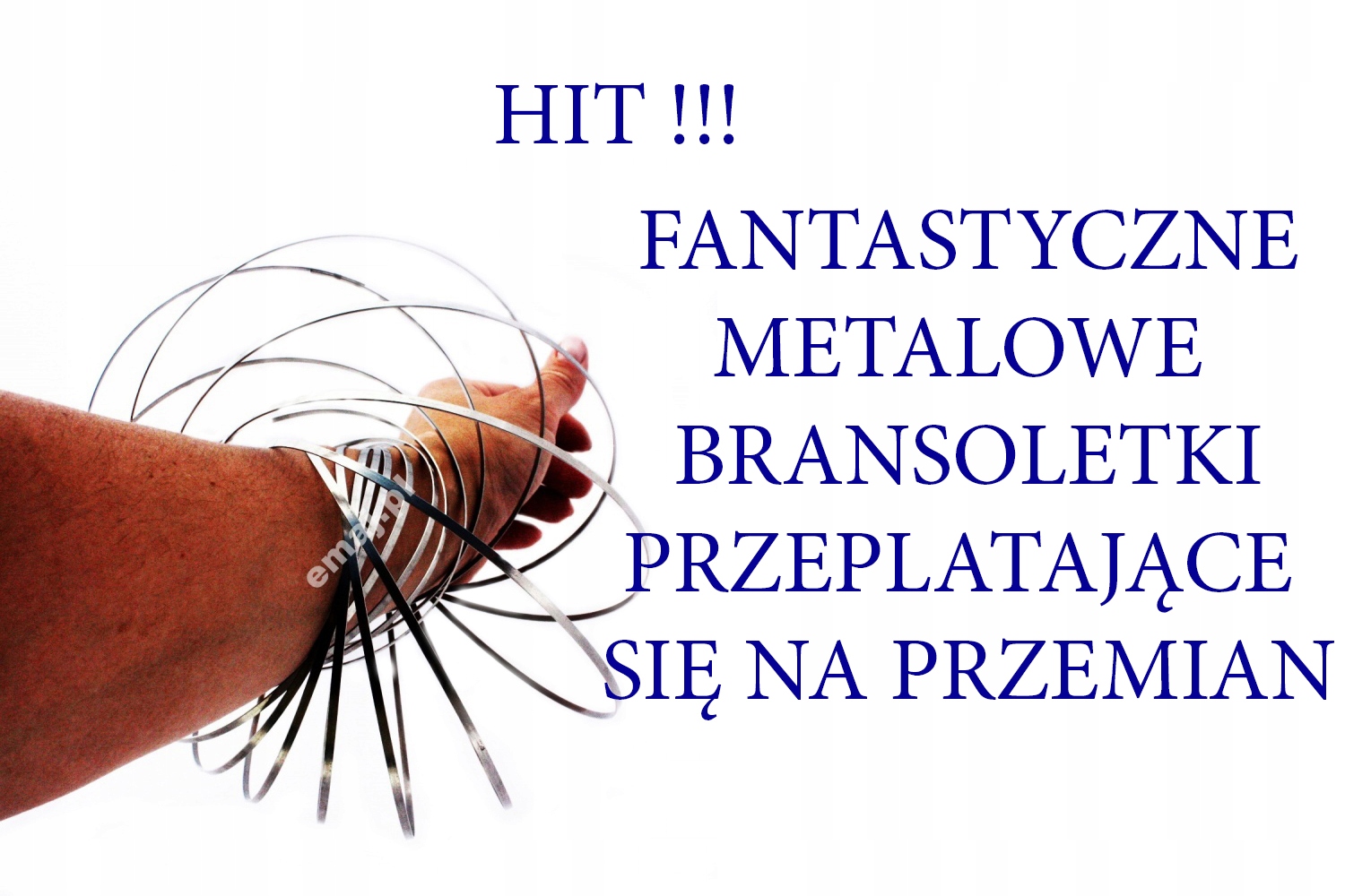 METALOWA SPRĘŻYNKA HIT FLOW RINGS 15CM E0609 EMAJ Bohater brak