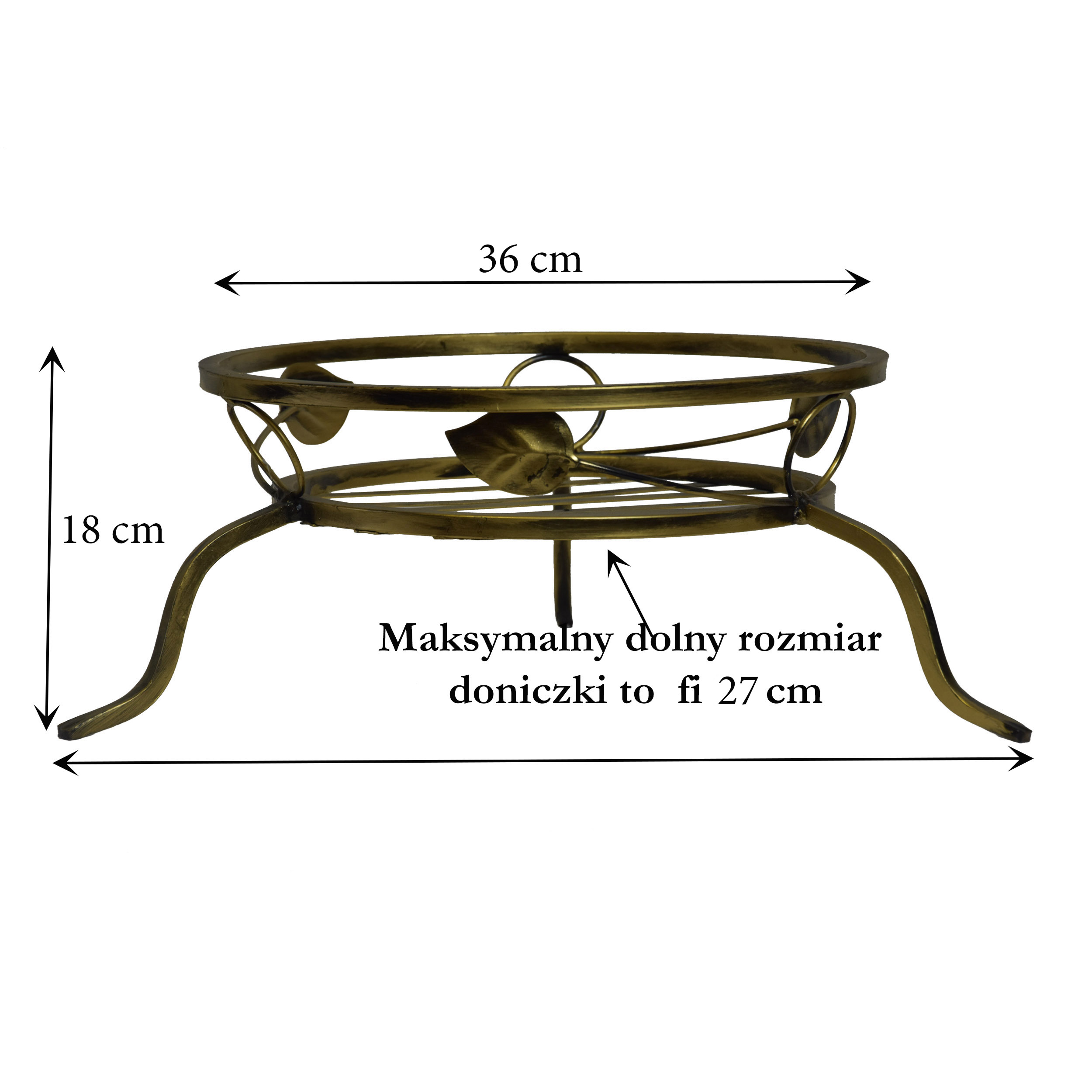 KWIETNIK PODSTAWKA STOJAK NA DUŻĄ DONICE 27 METAL Kod producenta 679