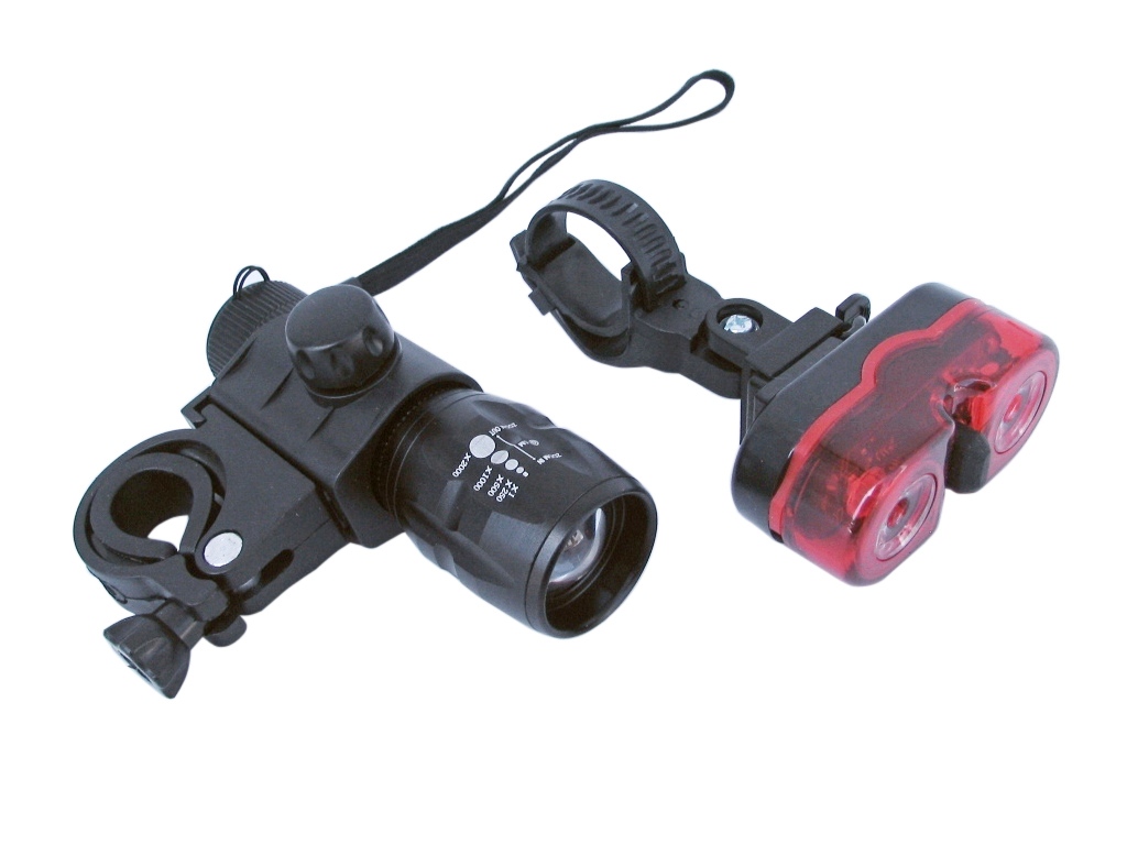 Lampy OŚW05 Na Rower Led Kpl Baterie JY-359/528