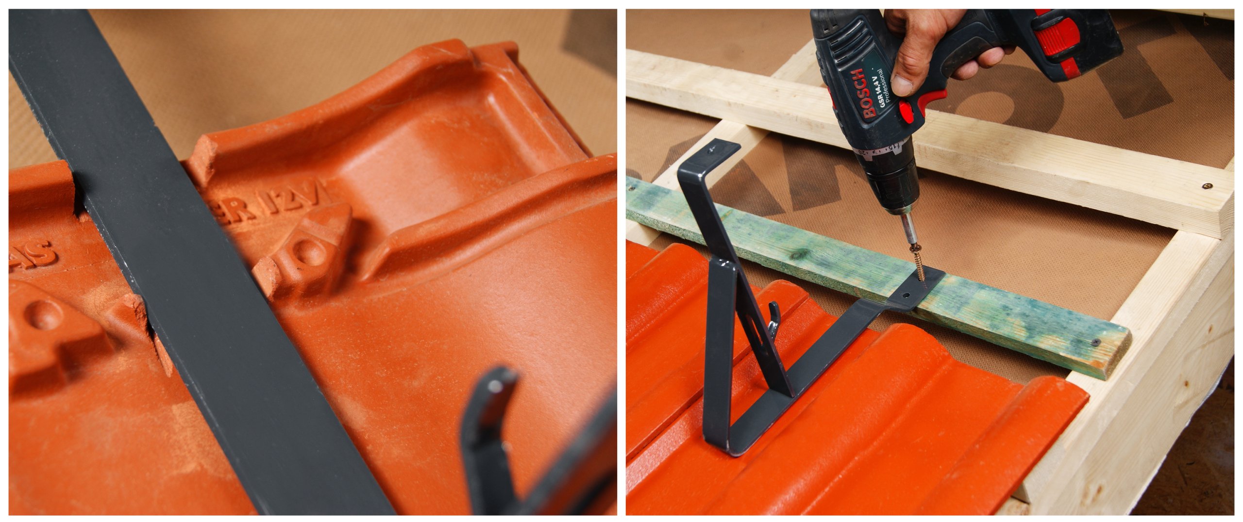 Ochrona rurowa przed śniegiem do dachówek ocynk Długość (cm) 150 cm