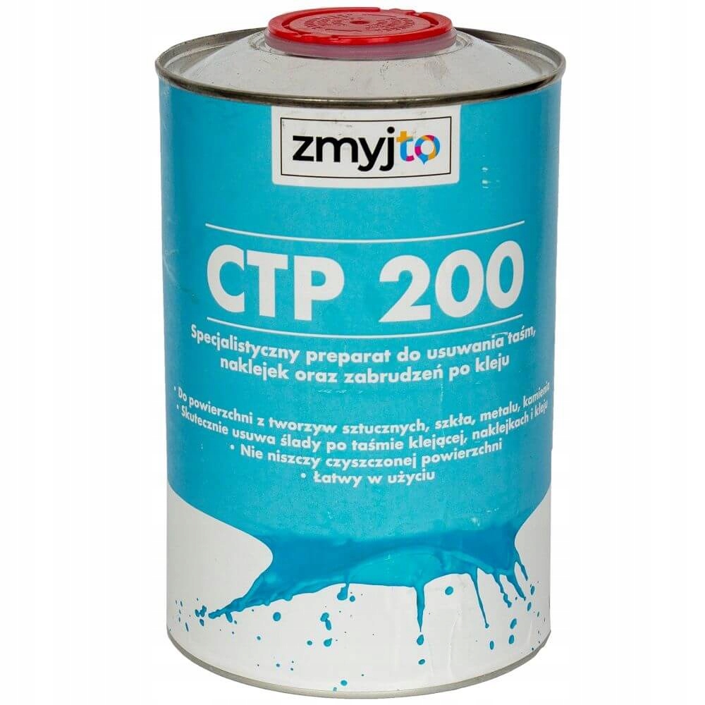 

Ctp 200 Profesjonalny Zmywacz Kleju Tam Etykiet 1L