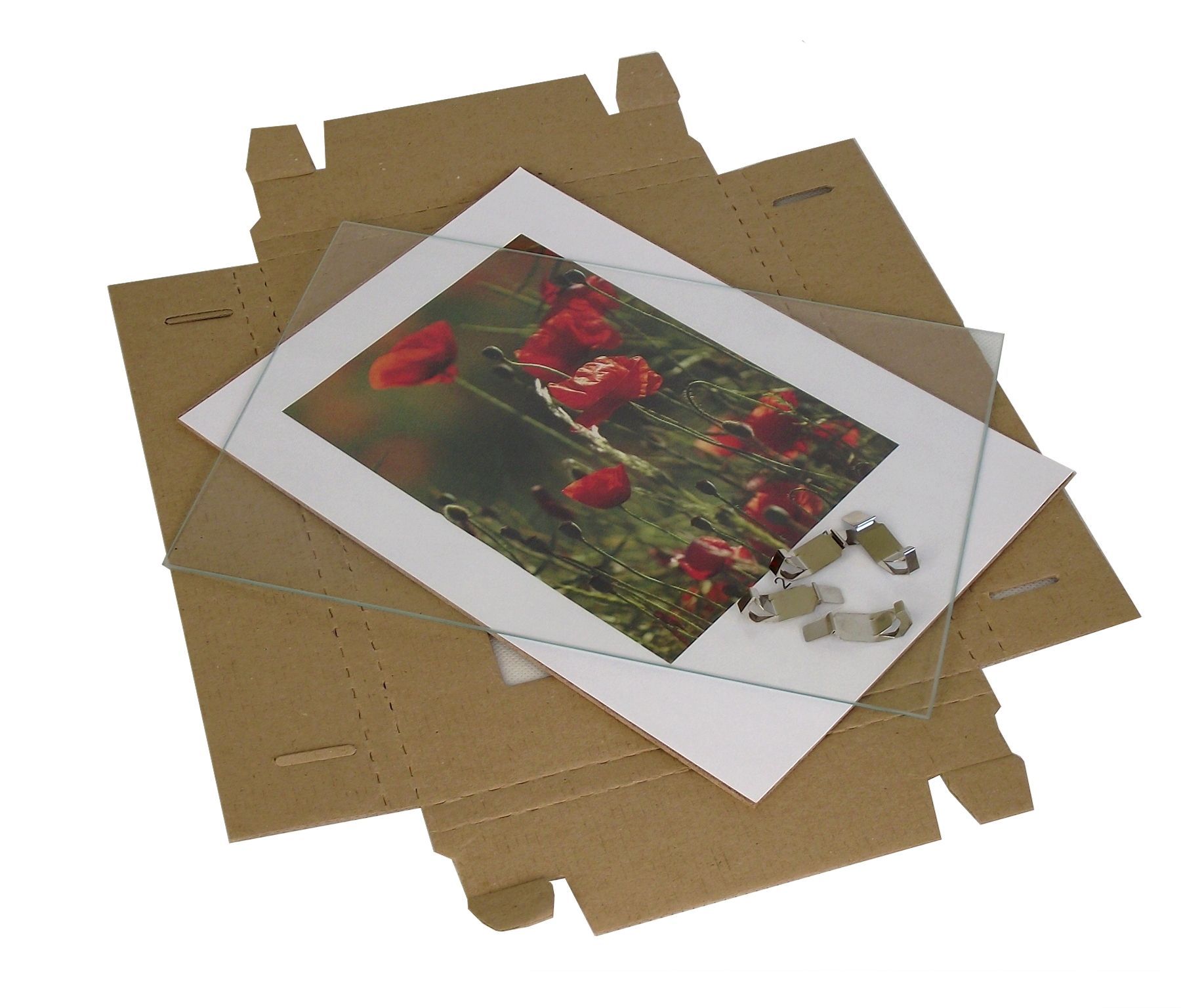 Antyrama szkło 50x60; 60x50 cm z kartką Marka Lotmar