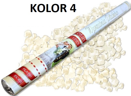TUBA STRZELAJĄCA PŁATKI KONFETTI 60CM 7xWZÓR 4 SZT Materiał inny