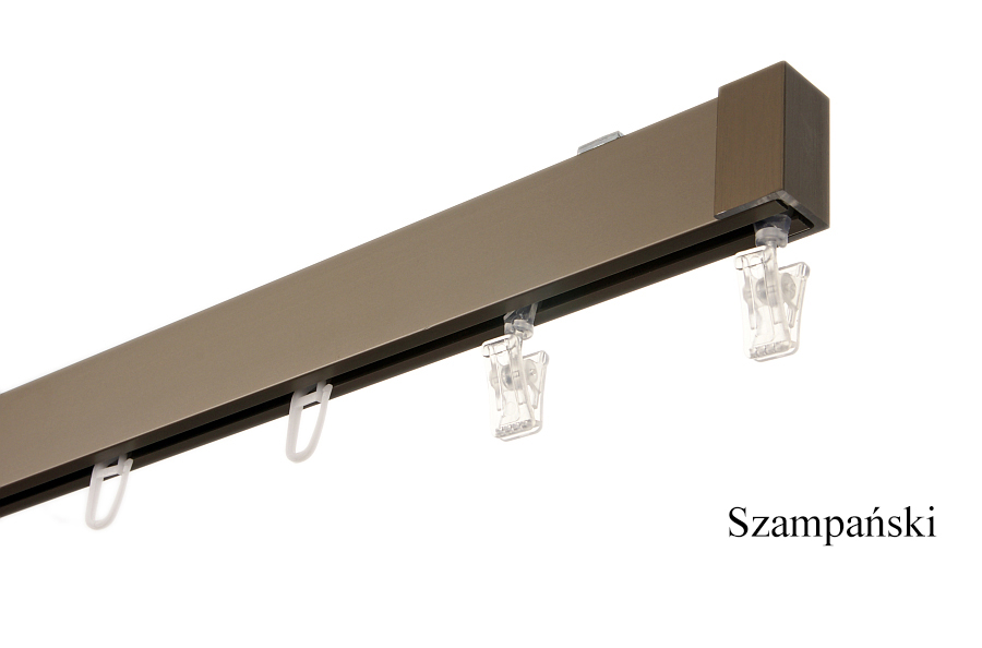 KARNISZE APARTAMENTOWE SUFITOWE NA WYMIAR I Długość szyny 10 cm