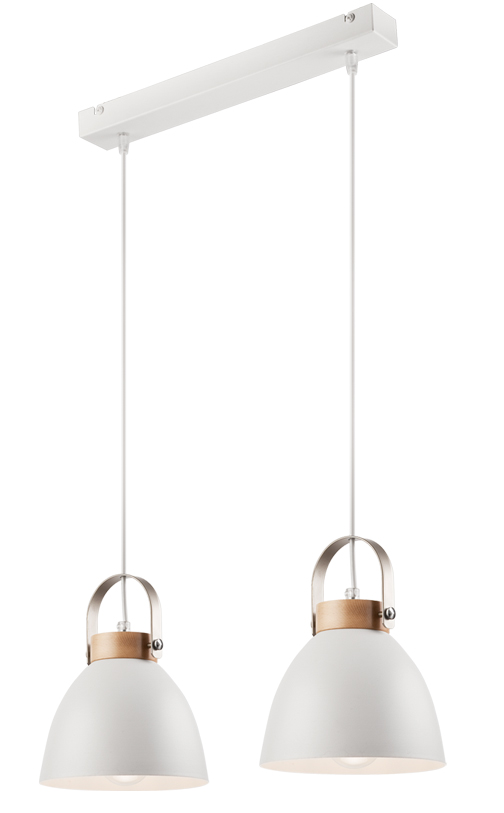 

2 Nowoczesna Lampa Listwa Loft Vintage Metal Biała