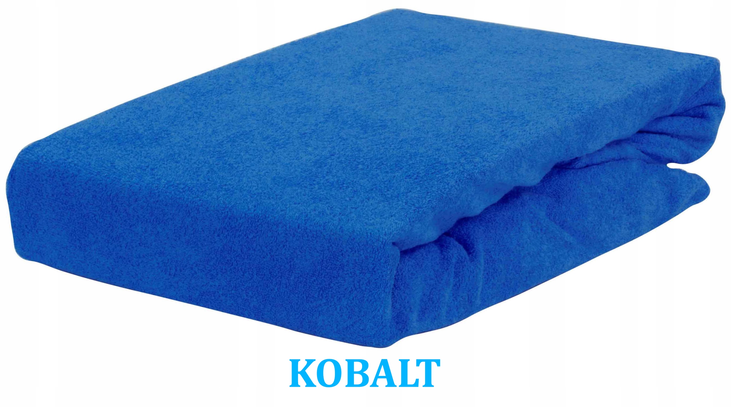 

Kobaltowe Prześcieradło Frotte Z Gumką 160/200