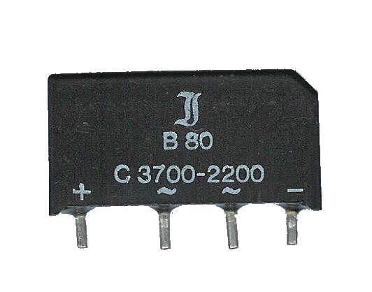 

B80C3700-2200 mostek 80V 3,7A Diotec /5 szt.