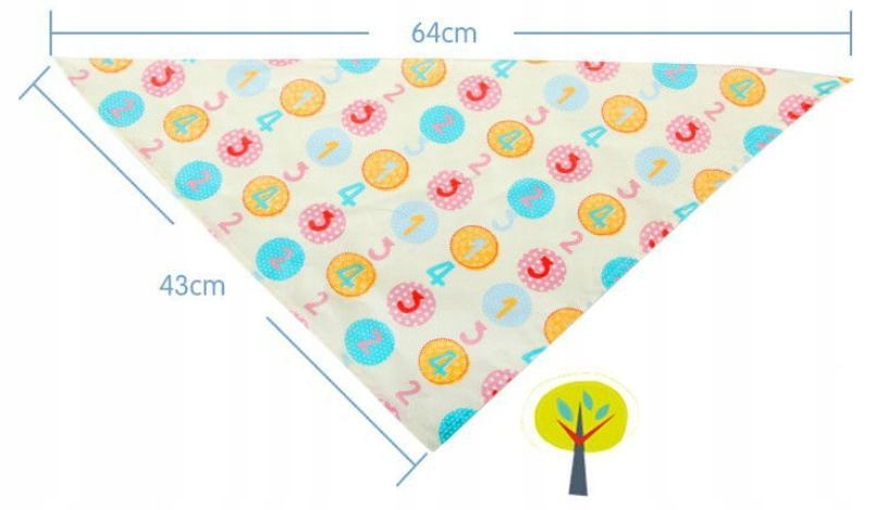 Japan Style Chusta Chustka Bandamka Apaszka Rozmiar 56-98 cm