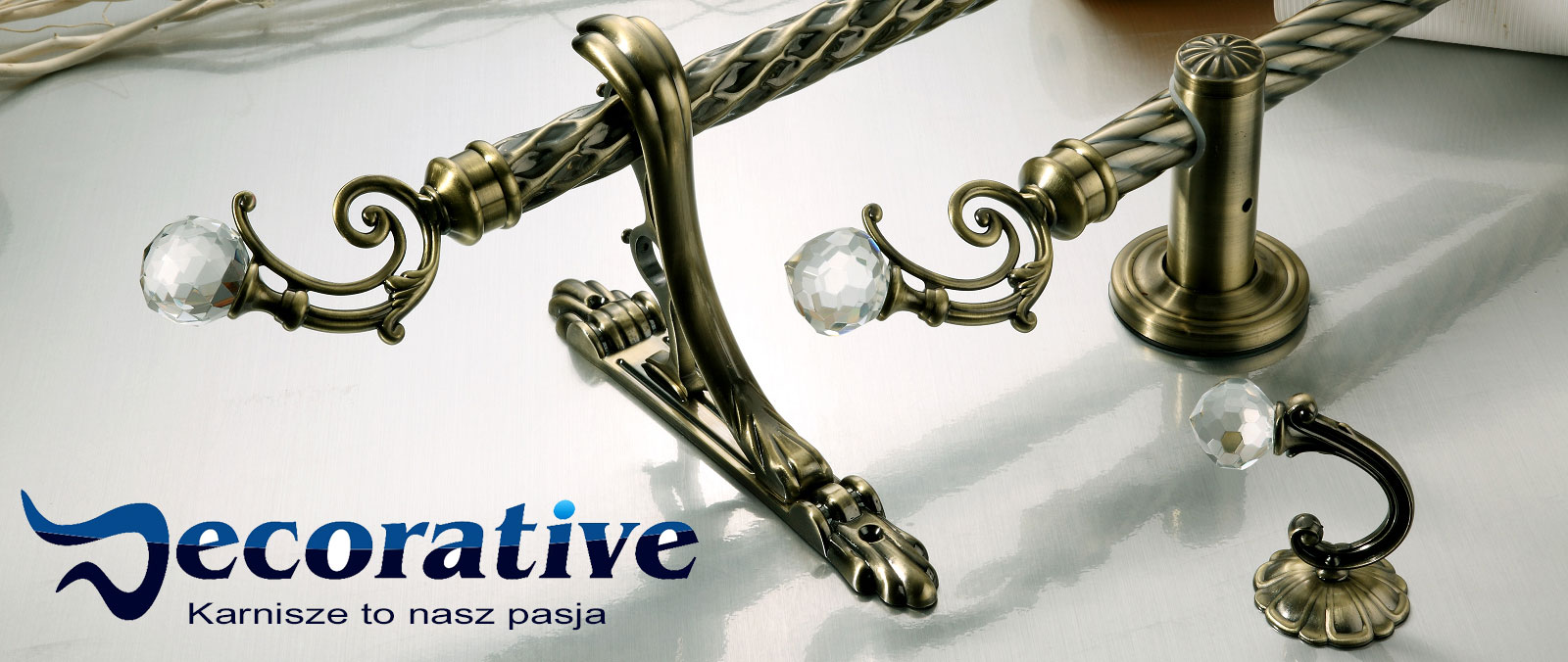 KARNISZE SIMPLE KARNISZ METAL POJEDYNCZY 19 / 260 Marka Decorative