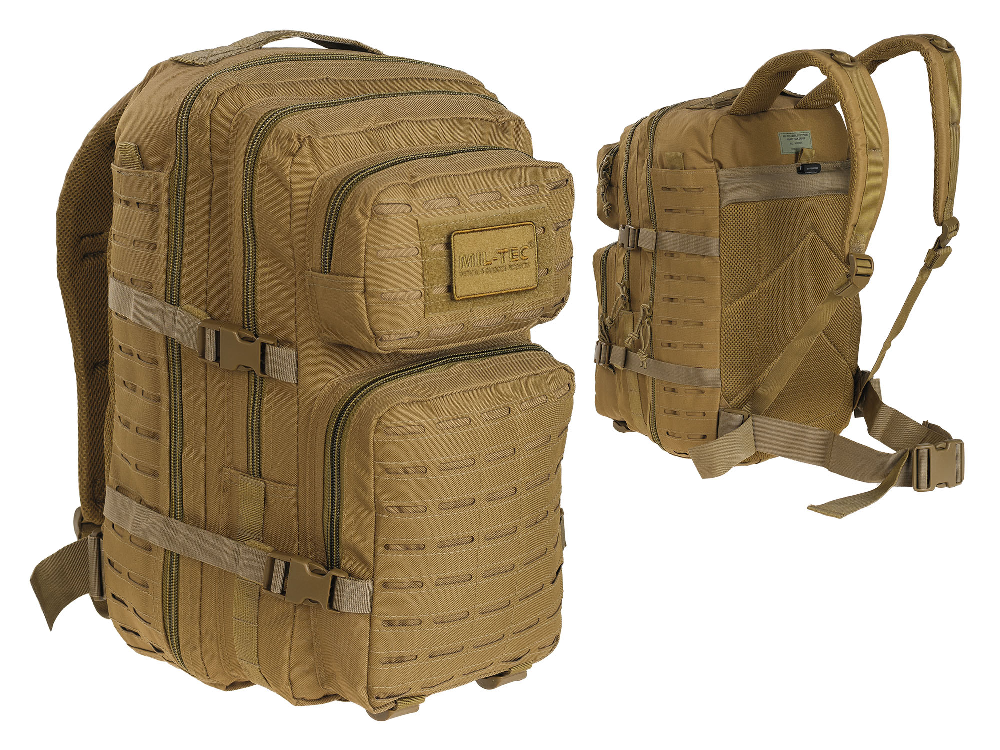 

Taktyczny Plecak Assault Laser Cut 36L Coyote