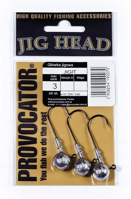 Mikado Jig Head - Jaws Classic - 12G-1/0 BN - 3 pcs.