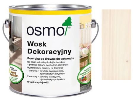 Osmo 3111 Wosk Dekoracyjny Biały 2,5l