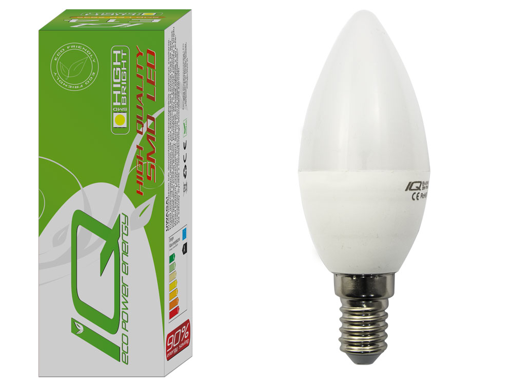 

Żarówka Led E14 2835 3W 230V Neutralna Świeczka Nw