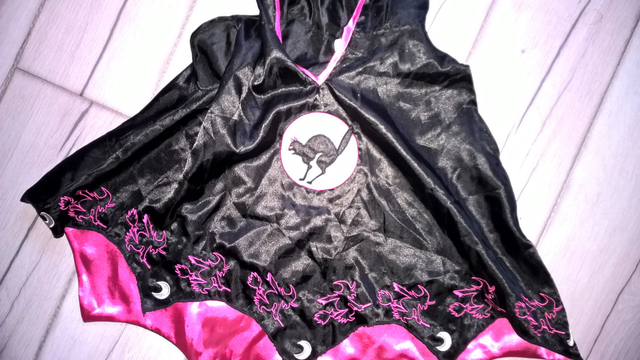 KOSTIUM STRÓJ KOT KOTEK DYNIA 3-4 L PELERYNA Rozmiar 104