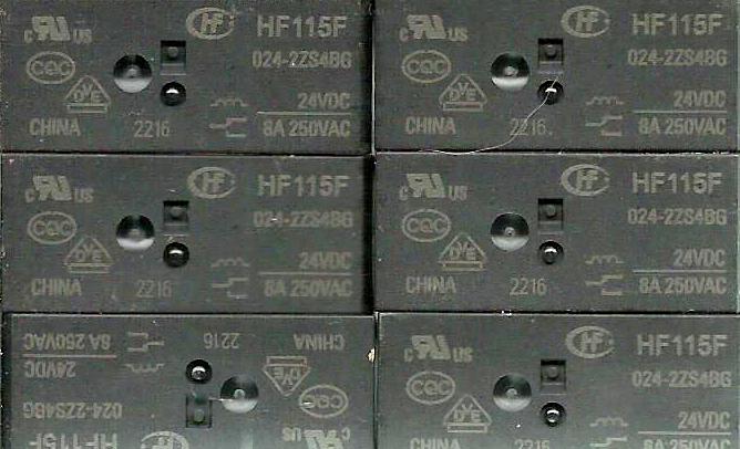 

Przekaźnik HF115F 024-2ZS4 24VDC styki 2x8A 250V