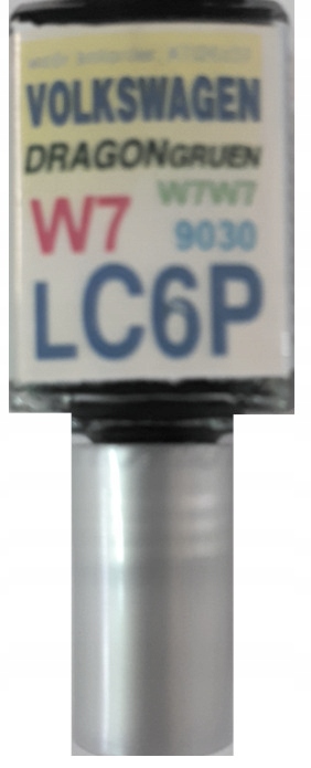 

Vw LC6P W7 Dragongruen Lakier Zaprawka Do Rys Ara