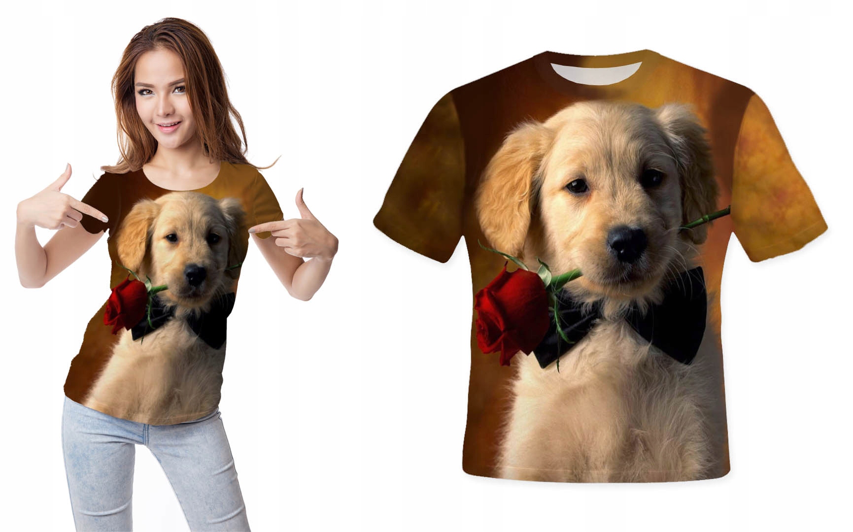

Koszulka 3D T-shirt Szczeniaczek XL Gadzeciarska