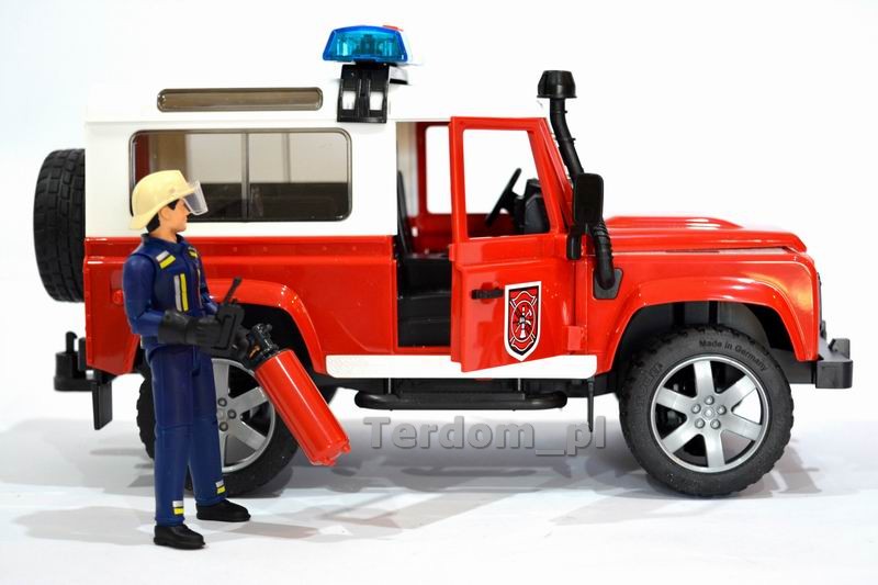 BRUDER 02596 Straż pożarna Land Rover Defender Dźwięk Strażak с akcesoriami Возраст dziecka 4 lata + foto 4