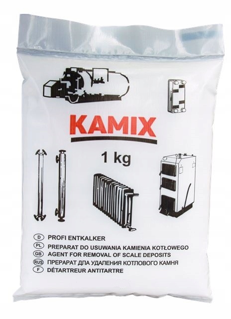 

Kamix do instalacji (1kg) skuteczny odkamieniacz