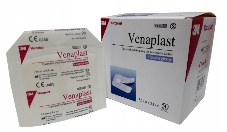 

Venaplast 3M Plaster Do Mocowania Kaniul 50SZT.
