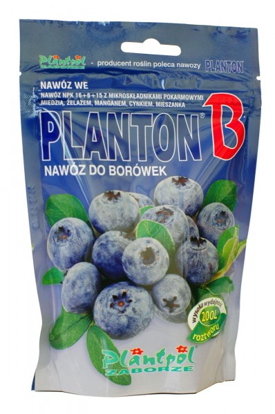 

Planton B nawóz do borówki 200gr na 200l roztworu