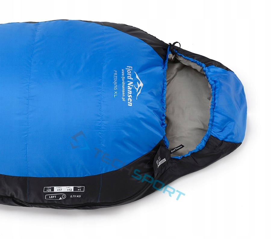 ULTRALEKKI ŚPIWOR FJORD NANSEN FREDVANG XL 0,75kg! Marka Fjord Nansen