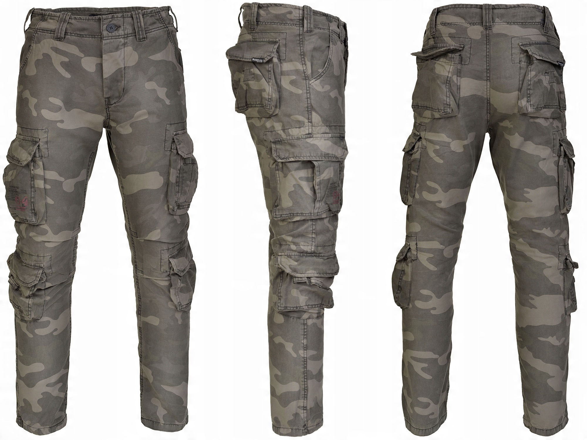 

Spodnie Slim Surplus Airborne Slimmy BLACKCamo XL
