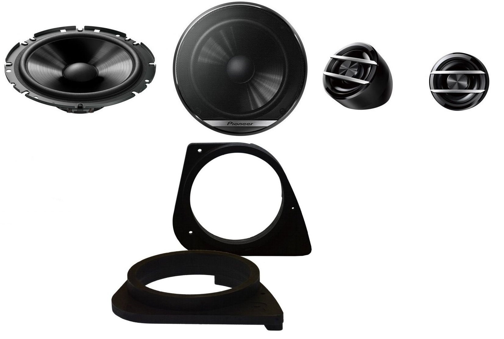 Basové reproduktory tweeter Bmw 3 E46 Sedan (predné dvere) Pioneer TS-G170C