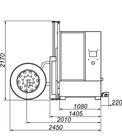 Myjka do kół Wulkan 500H czyste koła TIR BUS Kod producenta 500H