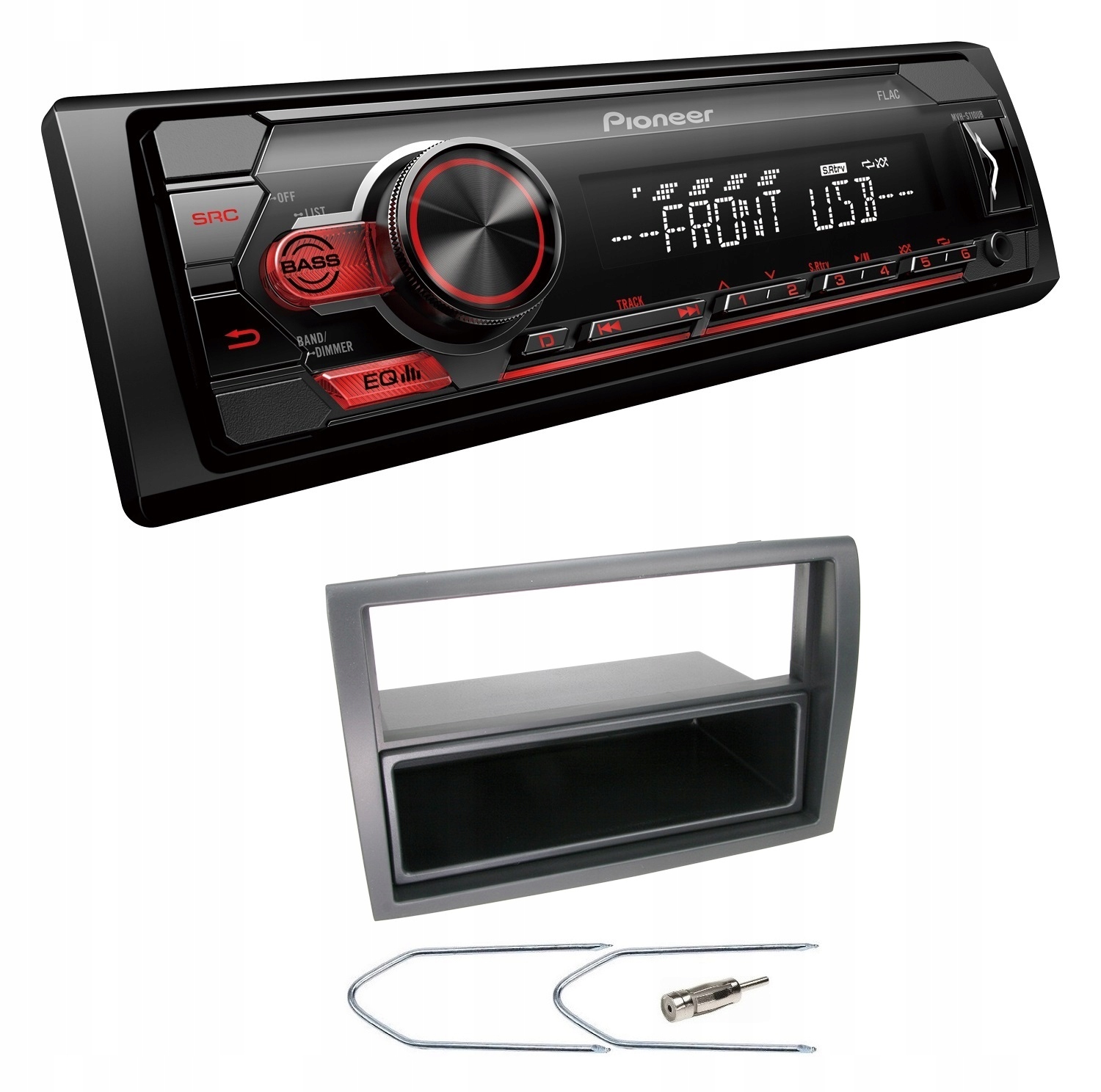 Pioneer MVH-S110UB autorádio Usb Aux MP3 Peugeot Boxer rámček