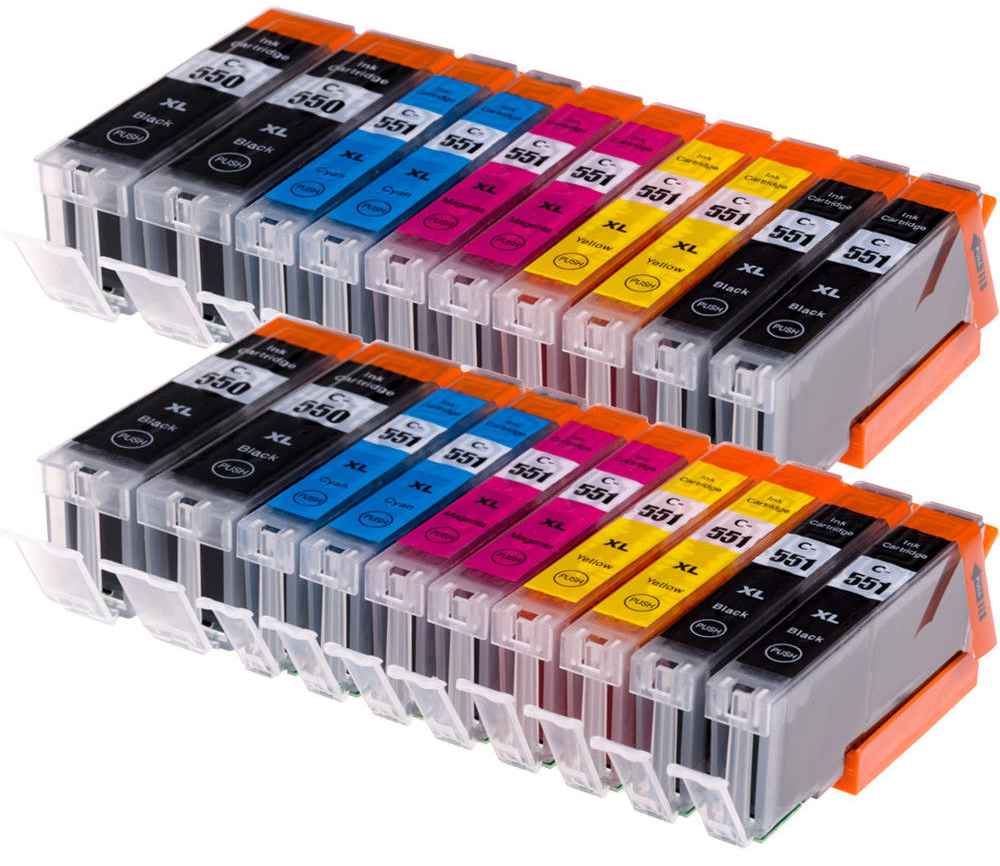 

20 Tusze XXL do Canon Pixma IP7250 MG5650 MG5550